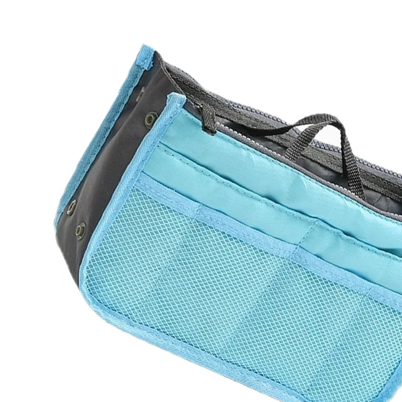 Multi Functional Sponge Inner Bag Double-layer Zipper Bag Middle Bag Convenient Travel Large Capacity Partitioned Storage Bag