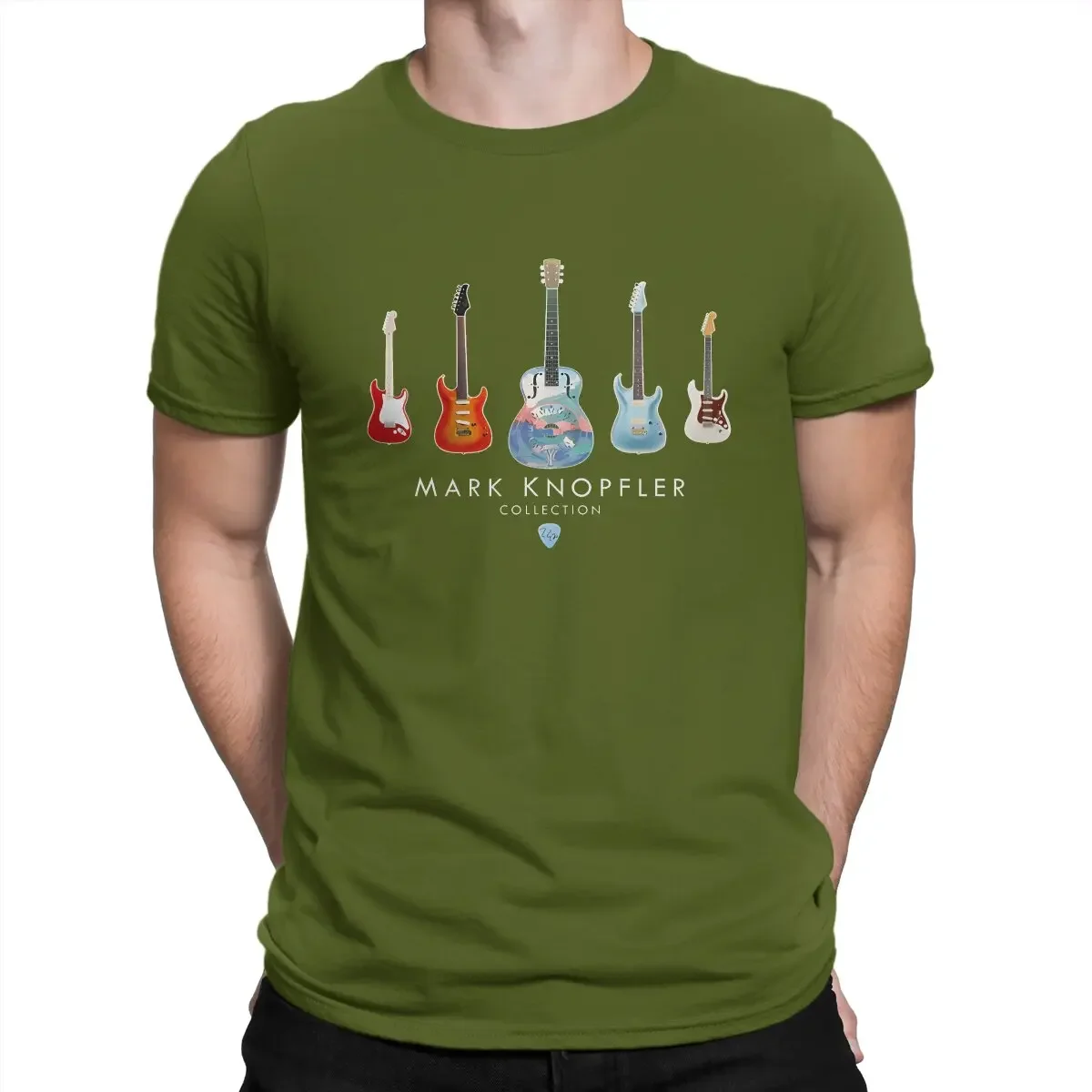 Kaus katun hadiah khas baju atasan tidak kembali US Band kreatif TShirt untuk pria penggemar leher bulat mode kelas berat murni