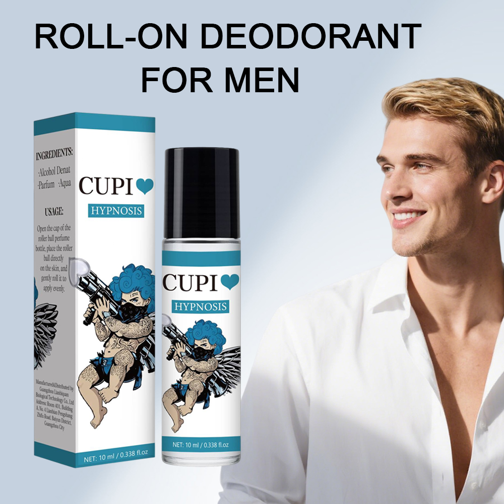 10ML Cupido's Hypnose Roll-on Deodorant Verwijder Geuren Feromoon Keulen voor Mannen Langdurige Geur Reisformaat