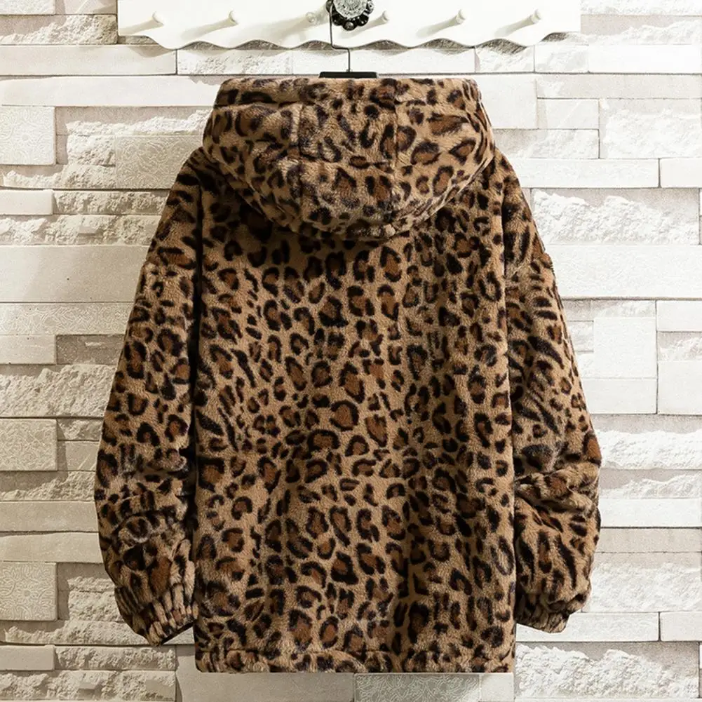 Hautberührender, schicker Wintermantel für Herren, verdickter Fleece-Jackenmantel, Frostschutz-Kapuzenjacke, Taschen für den Außenbereich