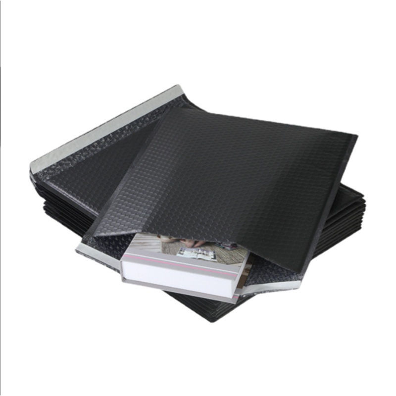 20 pçs/lote sacos de envelope de espuma preta auto selo mailers acolchoados envio envelopes com bolha saco de envio pacotes saco