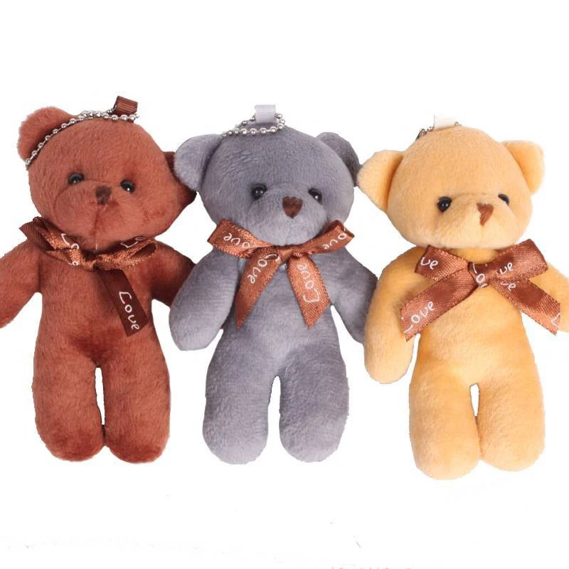 12 ชิ้นตุ๊กตาหมีตุ๊กตาหมีตุ๊กตาของเล่นมินิตุ๊กตาหมีตุ๊กตาของเล่นพวงกุญแจกระเป๋าจี้ตกแต่งงานแต่งงานเด็กของขวัญวันเกิด