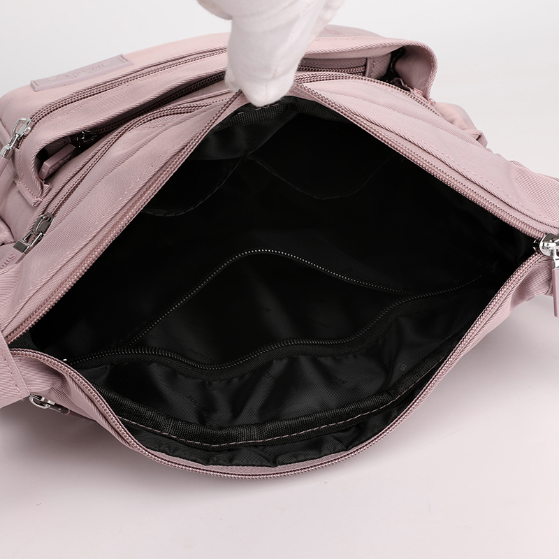 Bolso de hombro tipo bandolera a la moda para mujer, bolsos de mensajero, bolso de nailon impermeable para mujer