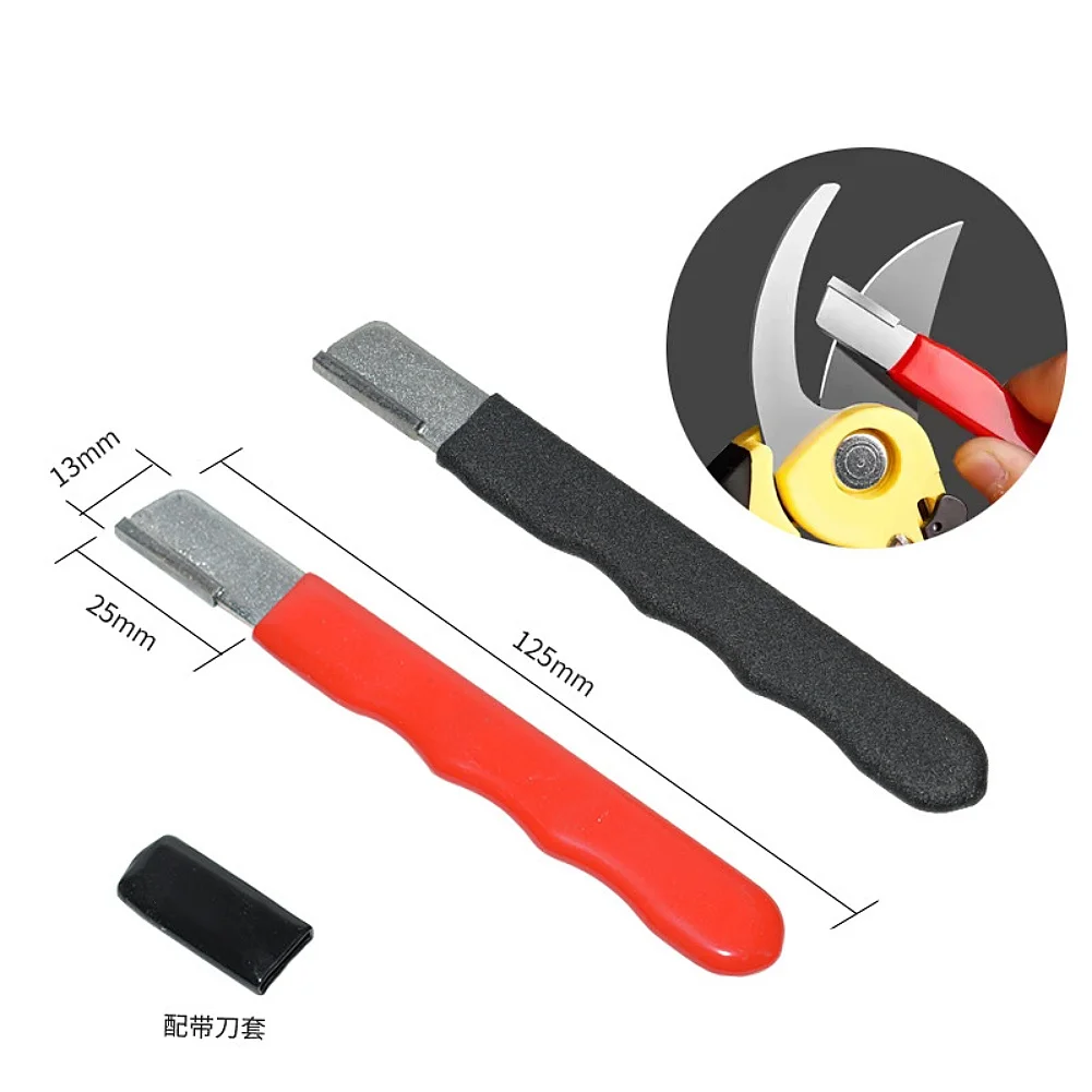 Knife Sharpener Scissors Quick Grinding Scraper Portable Metal Cutting Tool Scissor Pruner Axe Hand Sharpener Trimmer Grinder