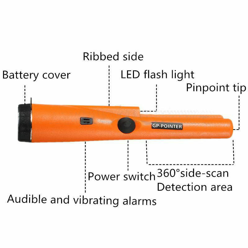 Detector de metais subterrâneo ouro moeda identificar tesouro scanner digger kit finder busca localizador localizador gp ponteiro pinpointer