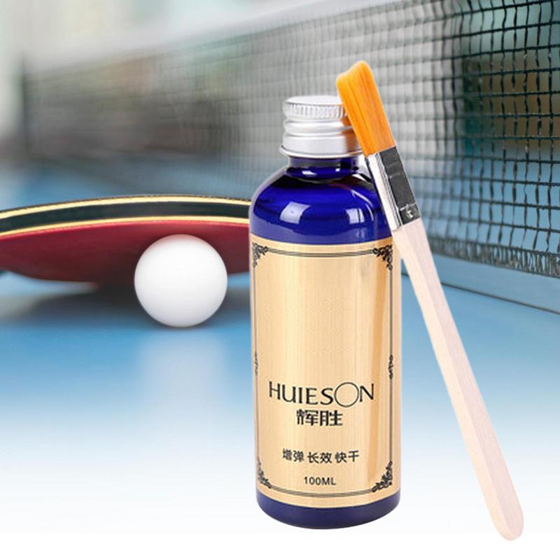 100ml Speed Liquid Super kleber mit Pinsel für Pingpong Schläger Gummi Tischtennis Kleber Schul büro Zubehör