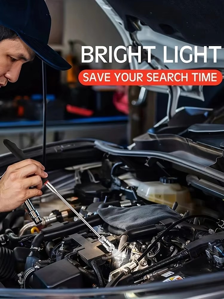 Telescopic Pickup Magnetic Iron Rod ในครัวเรือนยานยนต์ซ่อมและตรวจสอบเครื่องมือ Strong Magnetic สกรูโลหะดูด Rod