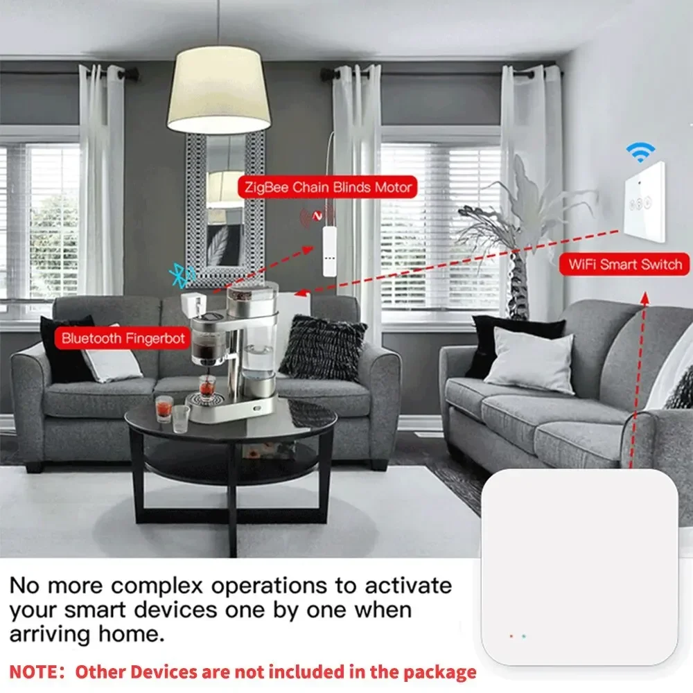 Tuya Zigbee Hub Wireless Multi Mode Gateway für Smart Home Automation für ZigBee-Geräte über Smart Life