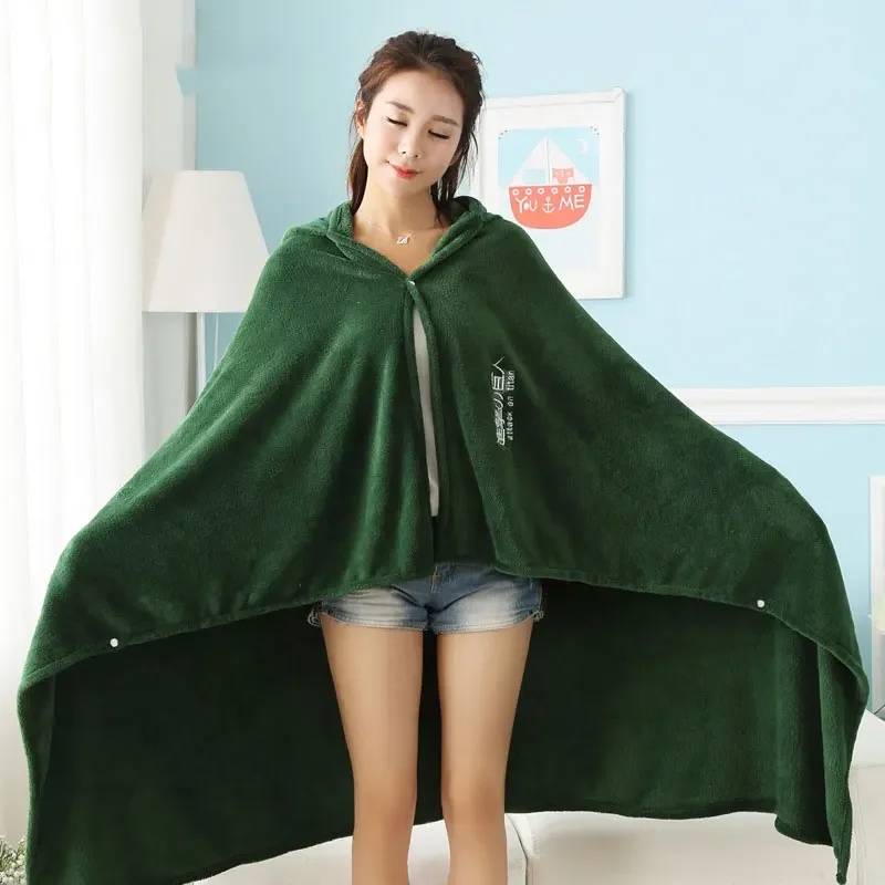 Capa de manta de ataque a los Titanes, capa Shingeki No Kyojin Survey Corps, capa de franela, disfraz de Cosplay, Sudadera con capucha