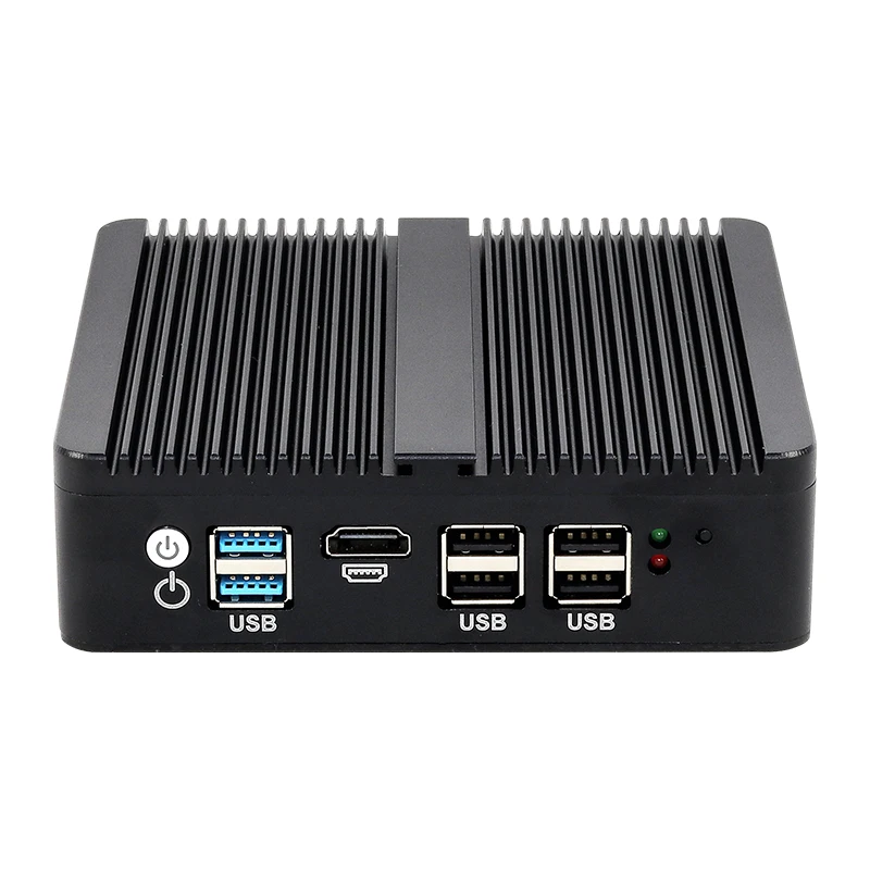 Quạt Không Cánh Mini PC Mềm Router Intel Celeron J4125 Quad Lõi 4x LAN 2.5G Intel I225V NIC Friewall Thiết Bị
