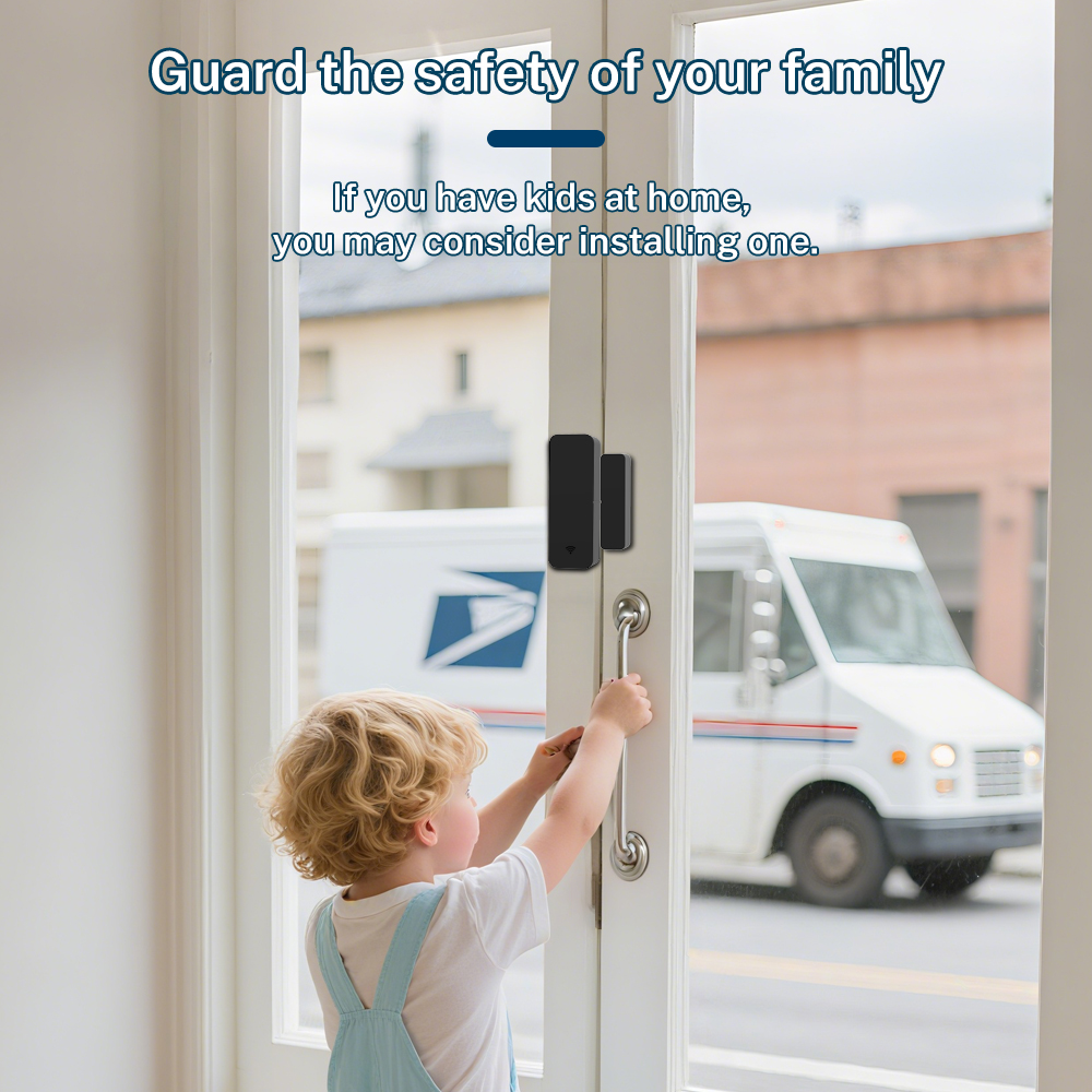 Tuya Zigbee 3.0 Door and Window Sensor Smart Sensor Contact Sensor APP Remote Control SmartLife Work with Zigbee2Mqtt ZHA Alexa