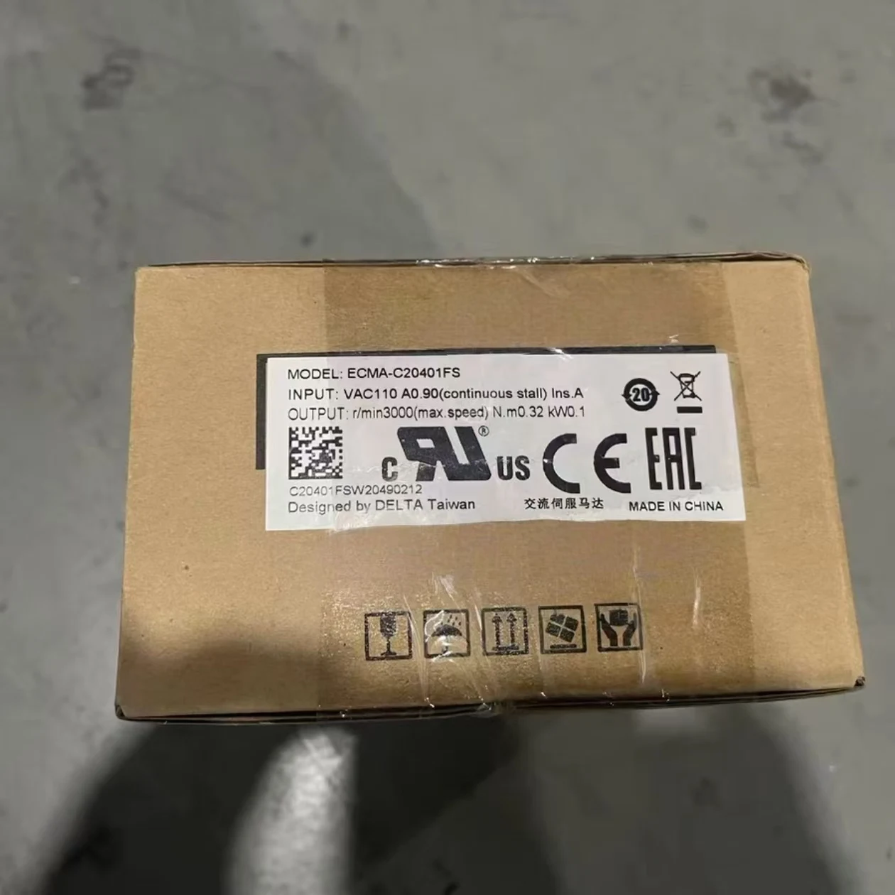 Серводвигатель ECMA-C20401FS ECMA-C20602RS Новый оригинал