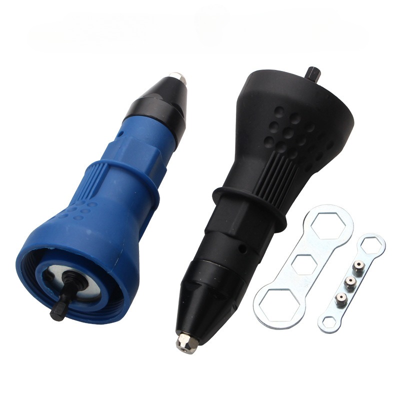 Electric Pull Rivet Gun Adapter Riveting Tool Cordless Drill Insert Nut For Blind 2.4 To 4.8mm