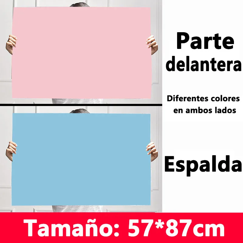 Papel tapiz de fondo de fotografía, 57x87cm, 2 lados, Color sólido, accesorios de fondo para estudio fotográfico, producto fotográfico para recién nacido