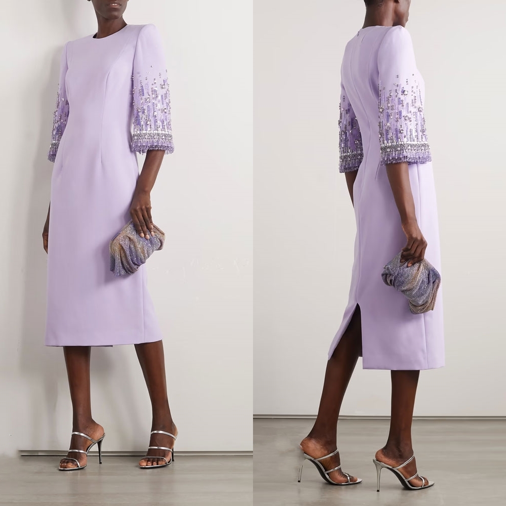 Personalizado jiayigong clássico estilo moderno formal noite o pescoço a linha miçangas borlas vestidos de ocasião sob medida