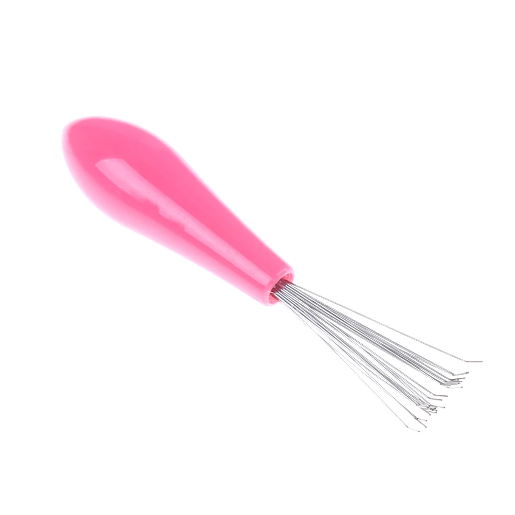 1 PC Random Color Comb Hair Brush Cleaner Cleaning Remover Embedded Plastic Comb Cleaner Tool