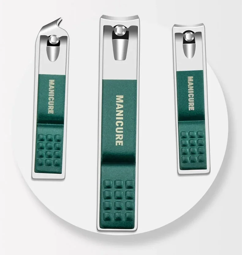 Juego de manicura con Funda de cuero, kits de herramientas profesionales para el cuidado de los pies y la cara, cortaúñas de acero inoxidable, regalo, 6-9 Uds.