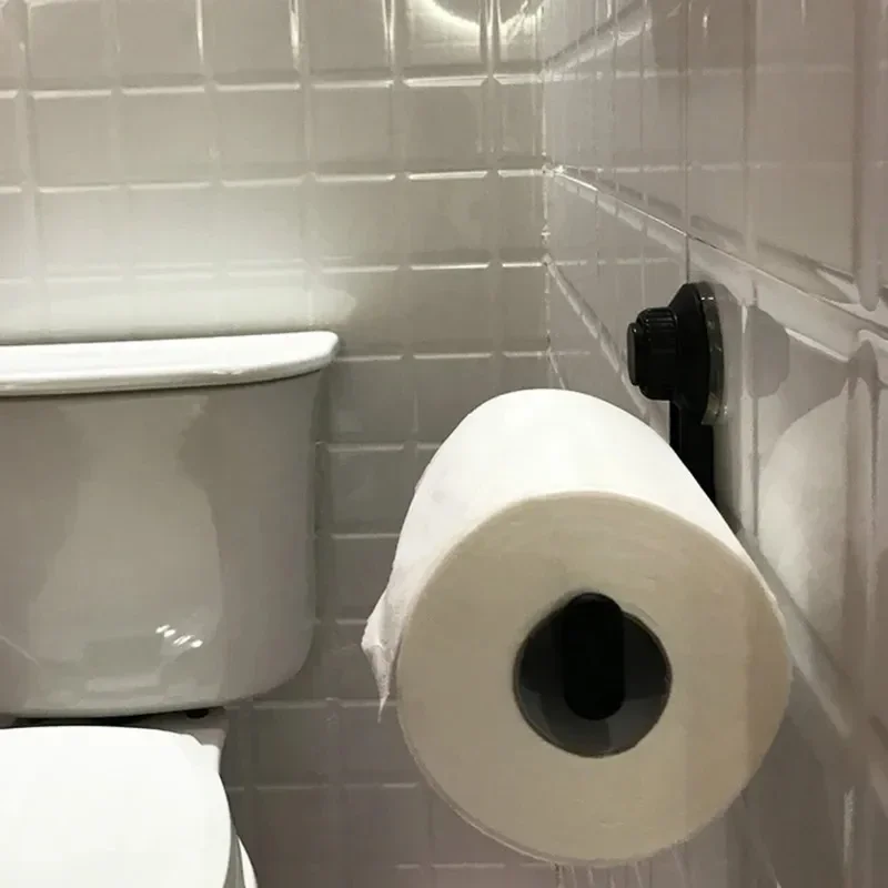 Saugnapf Wc Papier Halter Wand Halterung Kein Stanzen Hohe Qualität ABS Tissue Handtuch Rollen Spender Bad Küche Zubehör