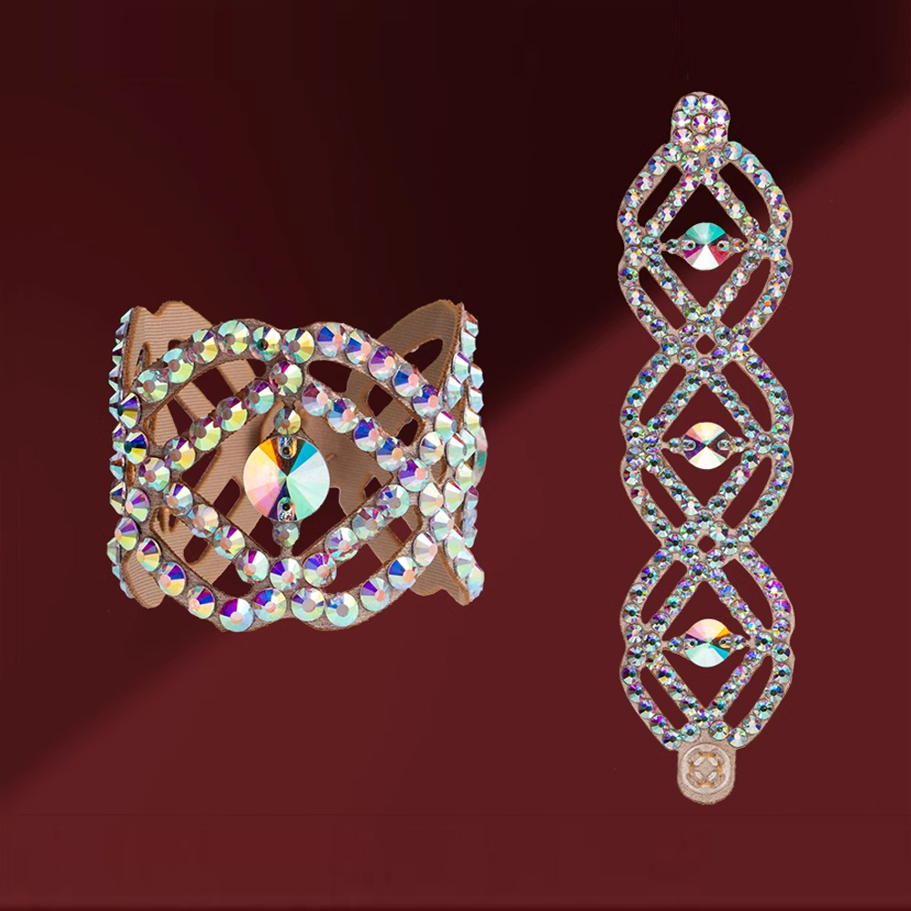 Belly Dance Bracelet Diamond-Studded Hand Chain Oriental Dancing Female Temperament Profession Performance Accessories