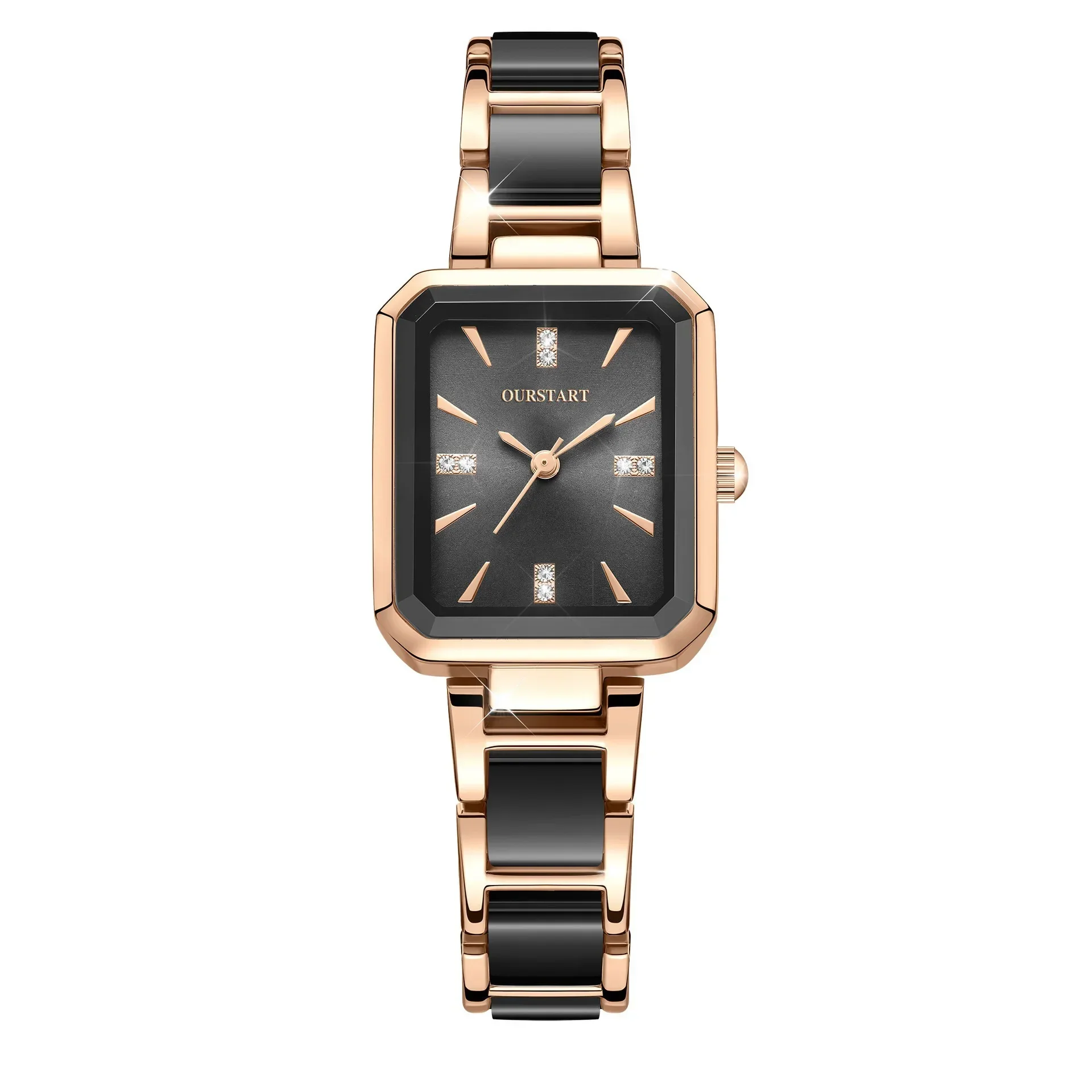 Reloj elegante a la moda para Mujer, relojes de cuarzo con esfera cuadrada versátil, relojes de pulsera de lujo para Mujer, Reloj para Mujer, Reloj para Mujer