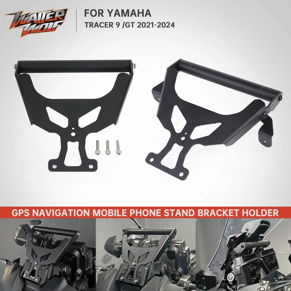 Soporte de montaje de navegación GPS para teléfono móvil Yamaha Tracer 9GT 9/GT 9 GT Tracer9GT, soporte de extensión de barra de manillar