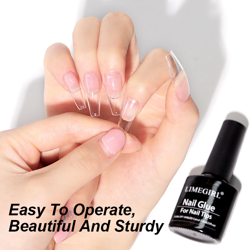 Limegirl เคล็ดลับเล็บกาวเจล 7.5ml UV กาวสําหรับเล็บปลอมเจลเล็บ HYBRID Gellac Multi-Function Strong GEL เล็บ