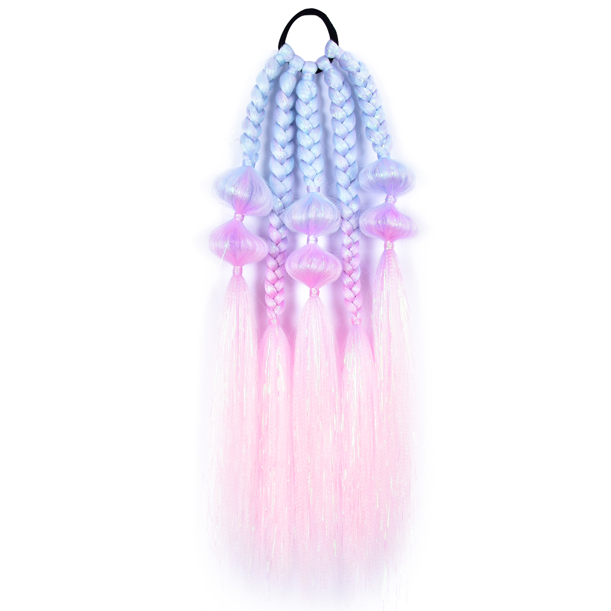 ใหม่สี Bubbles Jumbo Braid ผม Kanekalon สังเคราะห์ Tinsel Wire Extension Twist Braid จํานวนมากขายส่ง