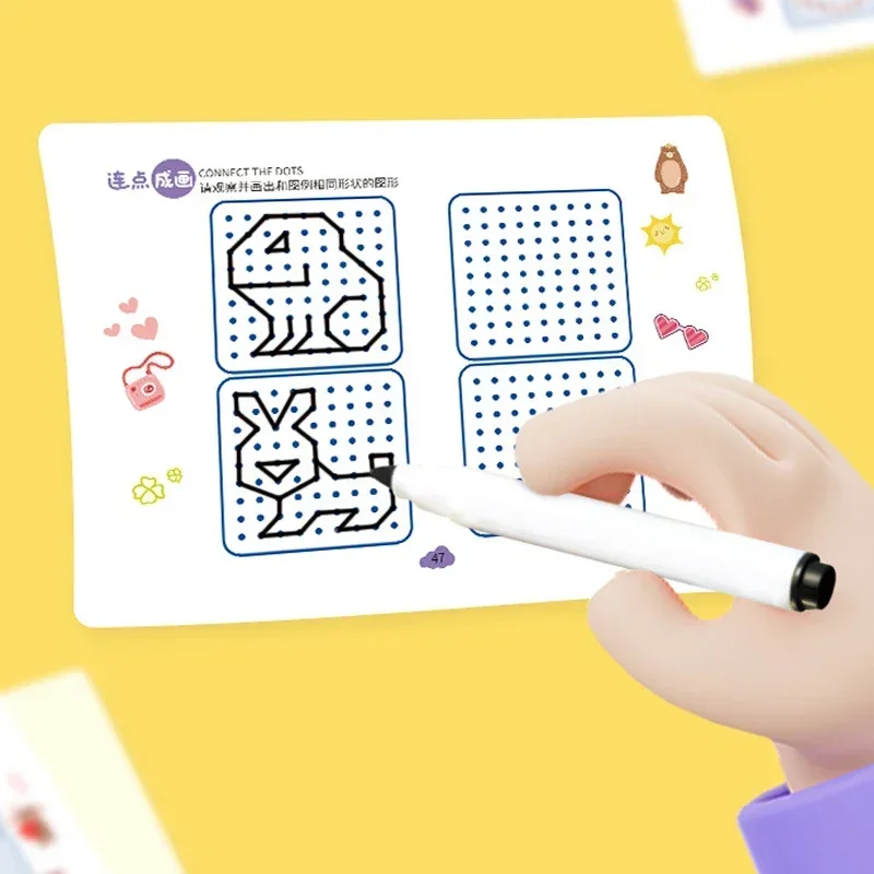 Magic Practice Copybook Control Training Book Reusable Magical Tracing Workbook Children Montessori Drawing Education Stationery