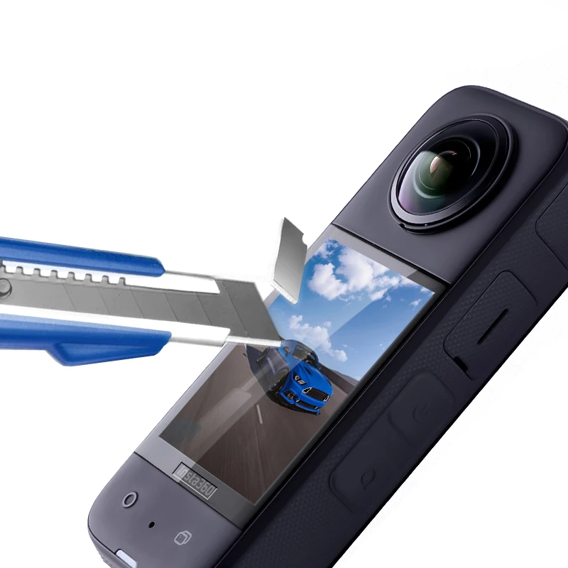 Protector de pantalla, película protectora curvada suave para Insta360 X4, funda de silicona, tapa de lente para accesorios Insta 360 X4