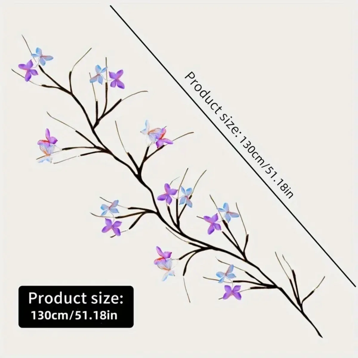 1pc 30LED Luce di vite di salice incantata con farfalla Alimentata tramite USB 8 modalità di illuminazione Luci di vite impermeabili per interni ed esterni adatte