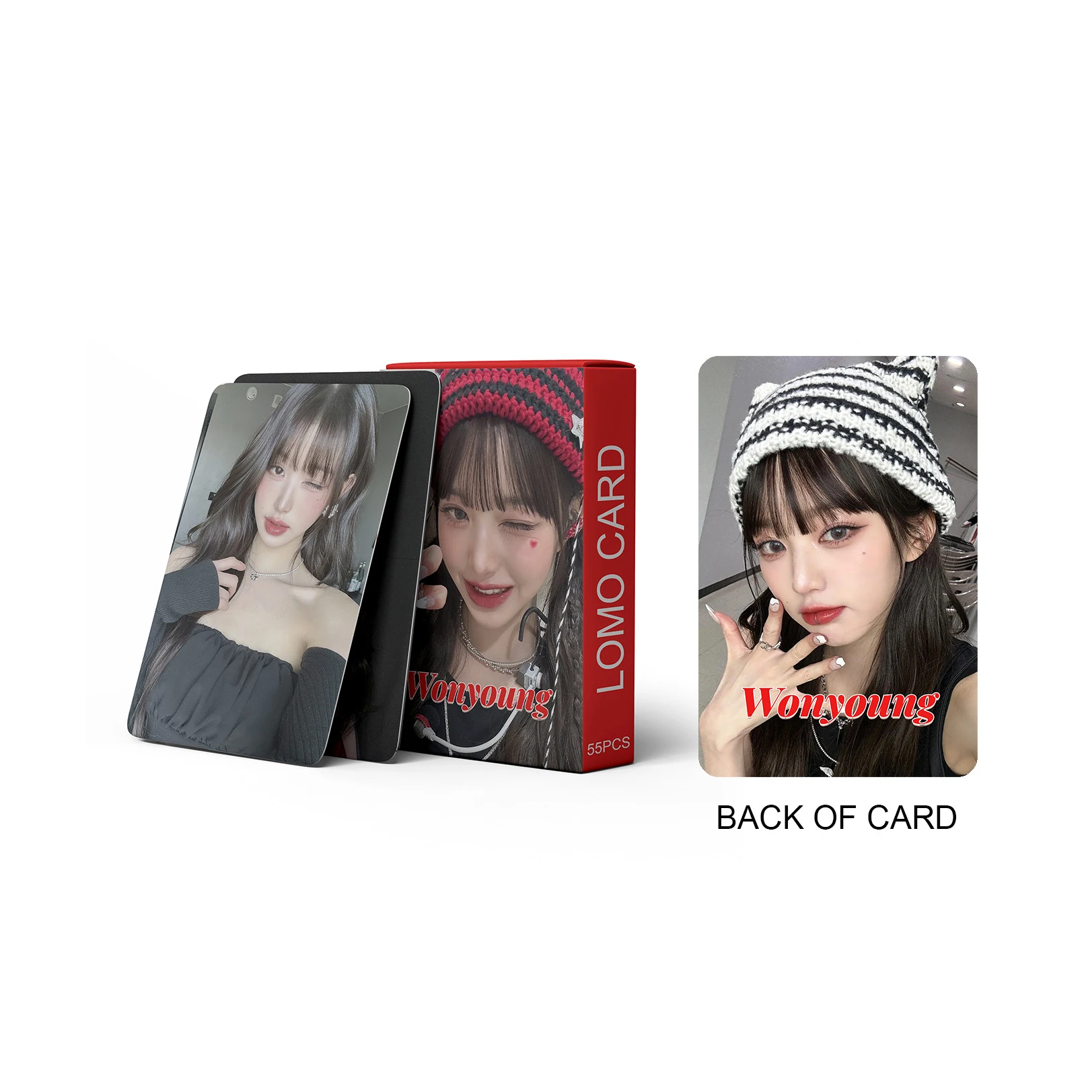 55 IVE single card Jang WonYoung Jang Wonyoung around LOMO card