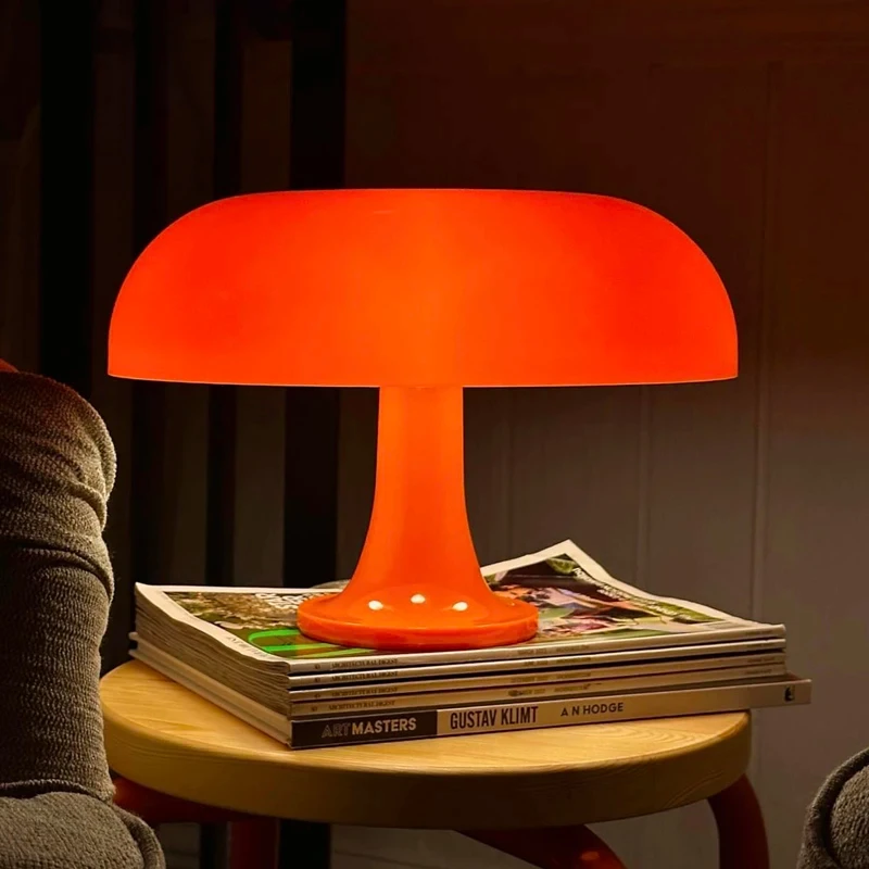 Lampa Stołowa LED Grzyb do Hotelu Sypialni Nocnej Salonu Dekoracyjne Oświetlenie Nowoczesne Minimalistyczne Lampki Biurkowe