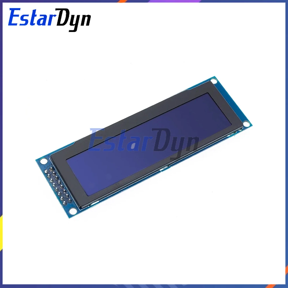 3.12 インチ OLED ディスプレイモジュール SSD1322 256x64 Arduino STM32 Raspberry Pi 用、SPI I2C インターフェイス、事前はんだ付けピンヘッダー付き