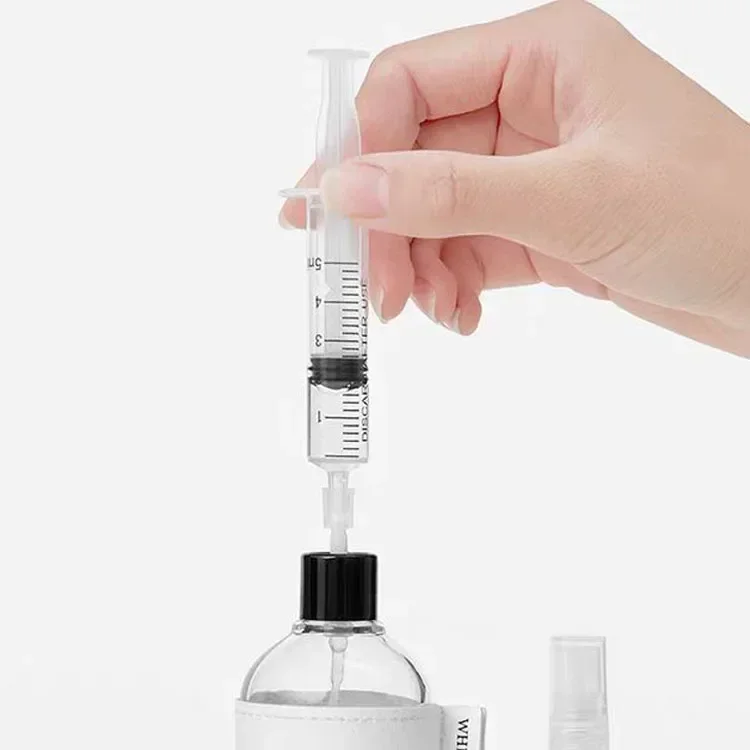 Dispensador de Jeringa Precision de 10ML para Cosméticos y Fragancias: Medición transparente a prueba de fugas, ideal para un llenado preciso de agua