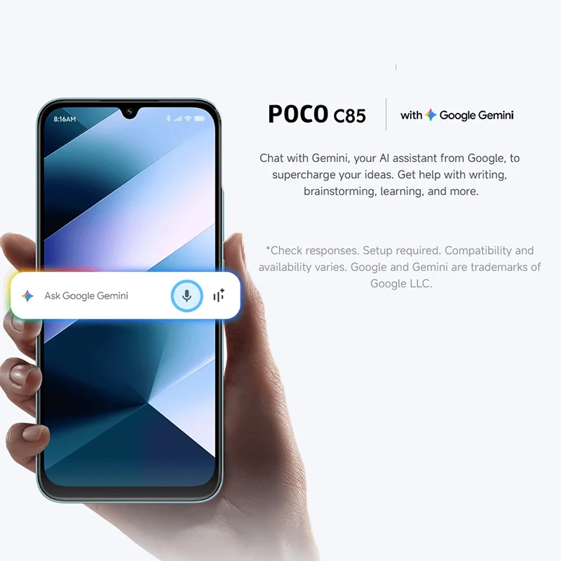 【Weltpremiere】POCO C85 Global Version Smartphone 128/256 GB Helio G81-Ultra 6000 mAh Akku 6,9-Zoll-Display 50 MP Kamera 33 W NFC