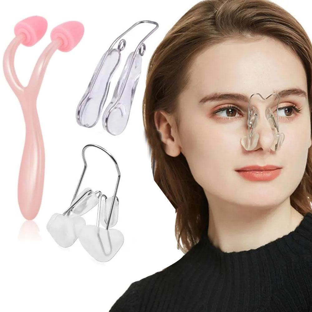 Clip de levage de nez, grattage de la peau, bord lisse, serrage du nez, Portable, rouleau de mise en forme du nez, masseur