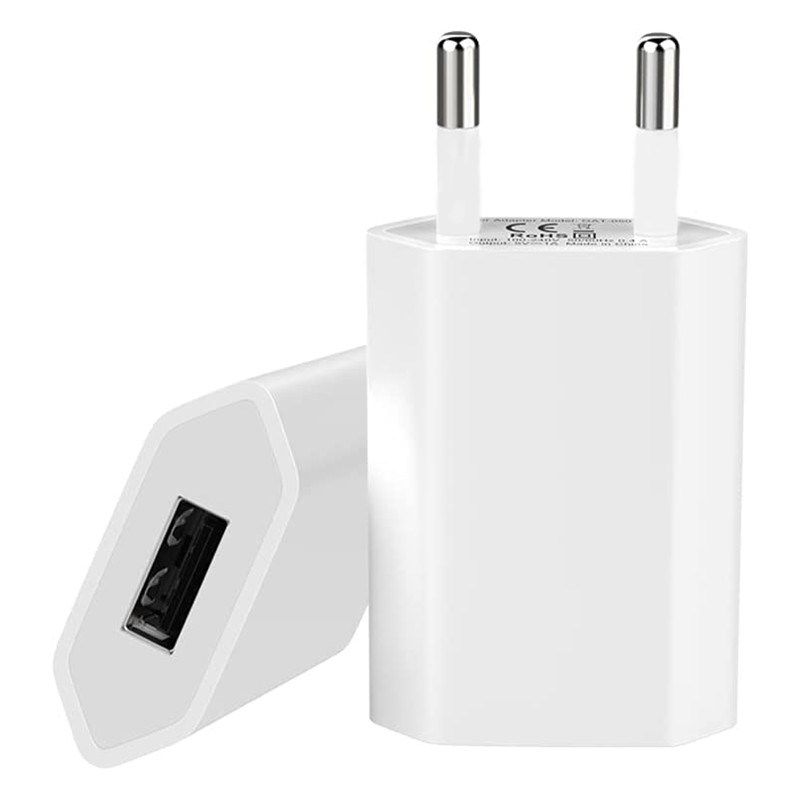 5 Teile/los USB Lade EU Wand Ladegerät für Apple iPhone 7 8 6 6S Plus X XR XS 11 12 13 Pro Max 5 5S SE 2020 USB Stecker Adapter