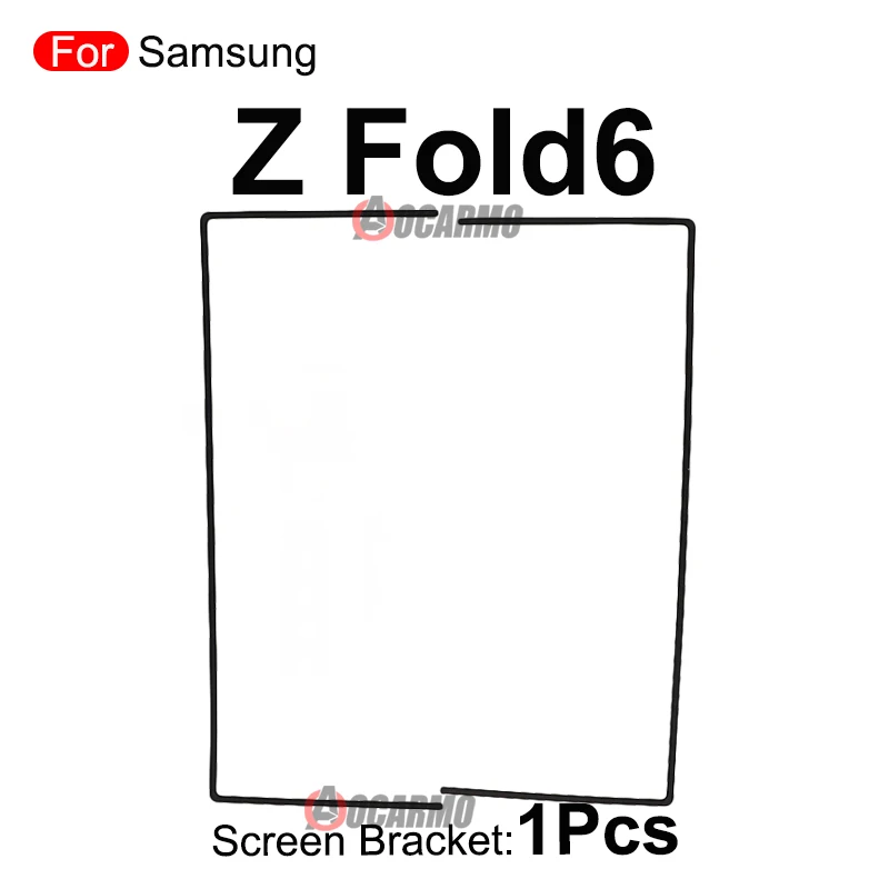 For Samsung Galaxy Z Flip 5 Fold 3 4 5 6 Flip6 Z Flip4 Front Screen Stand Middle Bezel Frame LCD Display Bracket Plastic Hoder