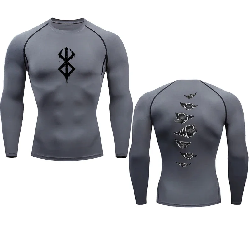 Spring and Summer Men's Rashgar Top Milk Silk Short-sleeved Bodybuilding Fitness Quick-drying Compression Tight T-shirt S-3XL