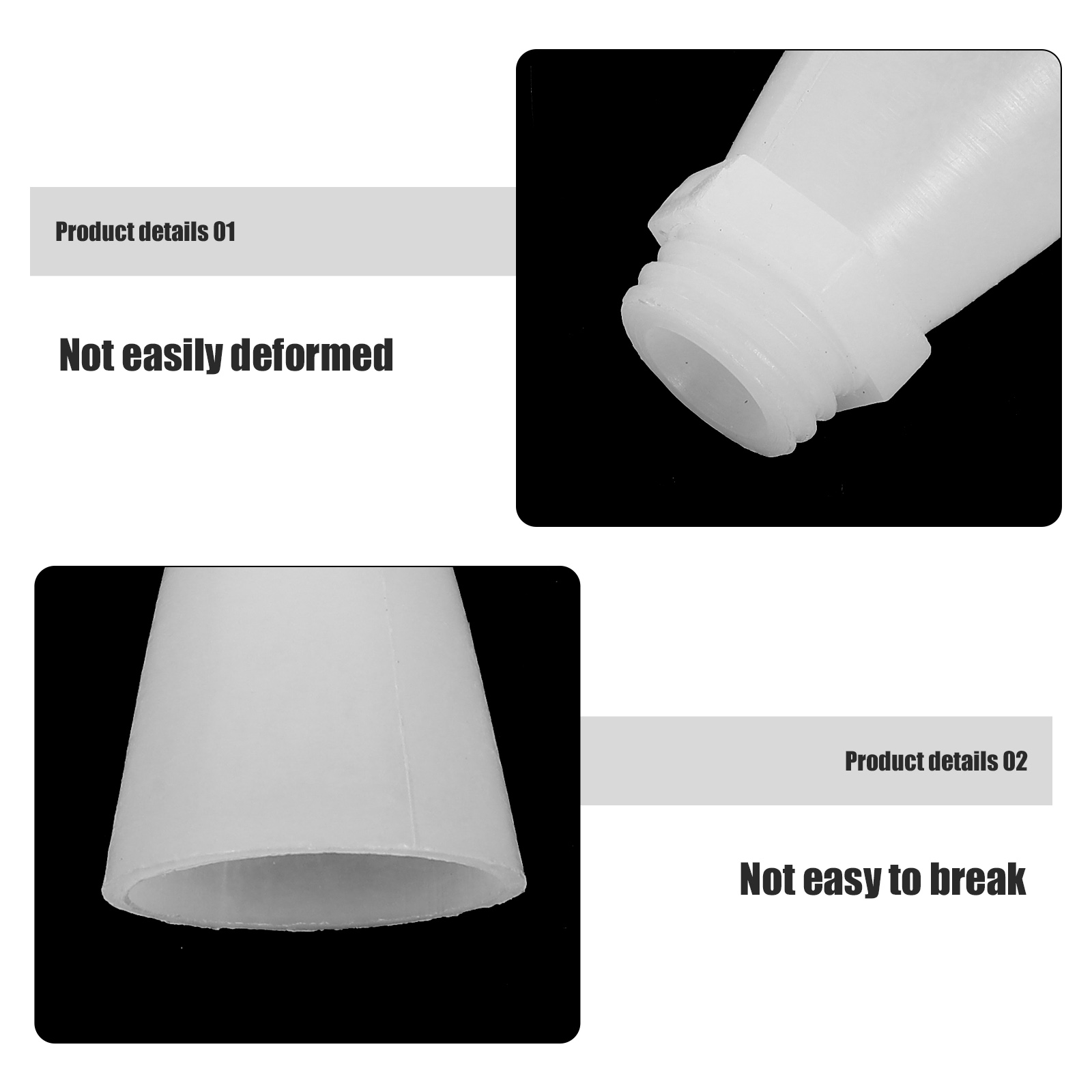 50-teiliges Schild, Feuerlöscher-Zubehör, Düsenspender, transparent, breite Öffnung