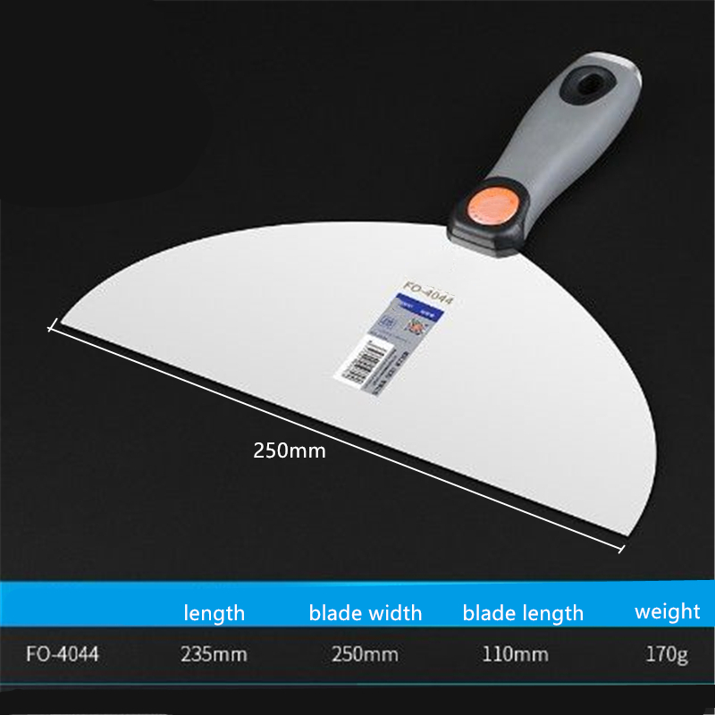 สแตนเลส Drywall ฉาบ Scraper เครื่องมือ Putty Knife เกรียงผนังทําความสะอาดพลั่วเครื่องมือก่อสร้าง 2/4 /6/8/10 นิ้ว
