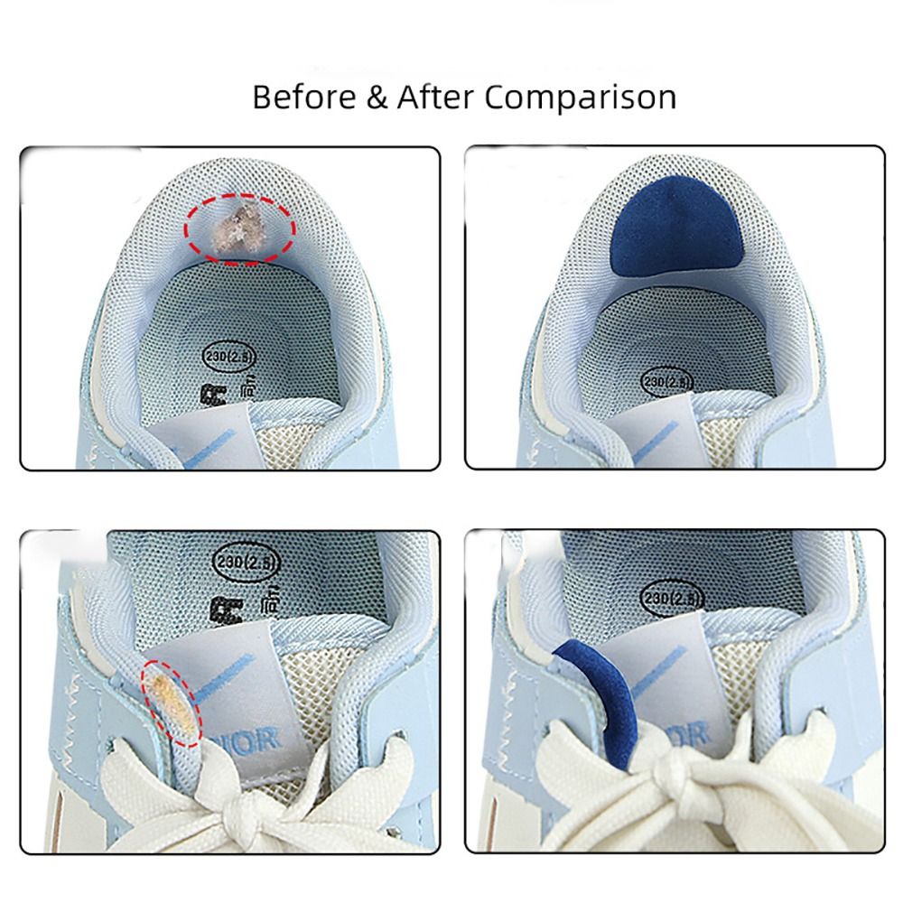 6 шт. сменные самоклеящиеся заплаты для ремонта обуви, универсальные прочные подушечки для пяток, подушечки для ремонта кожаных кроссовок из микрофибры