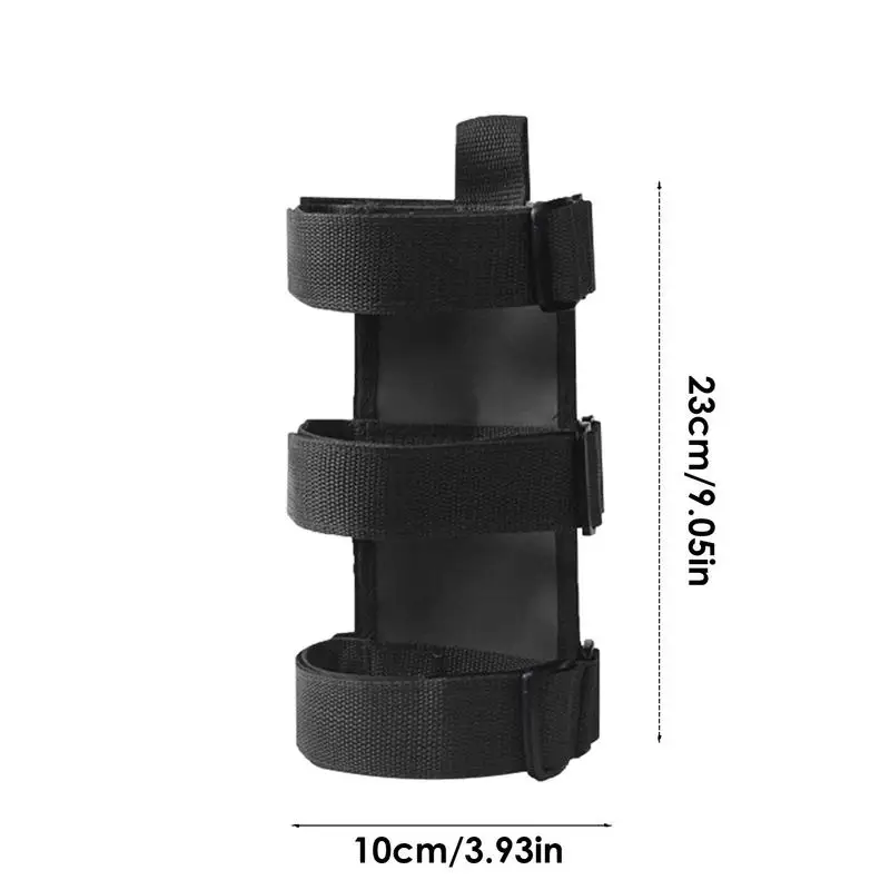 Roll Bar Fire Extinguisher Mount Adjustable Closure Fire Extinguisher Support Fixing Strap Multifunctional Mount Bracket For