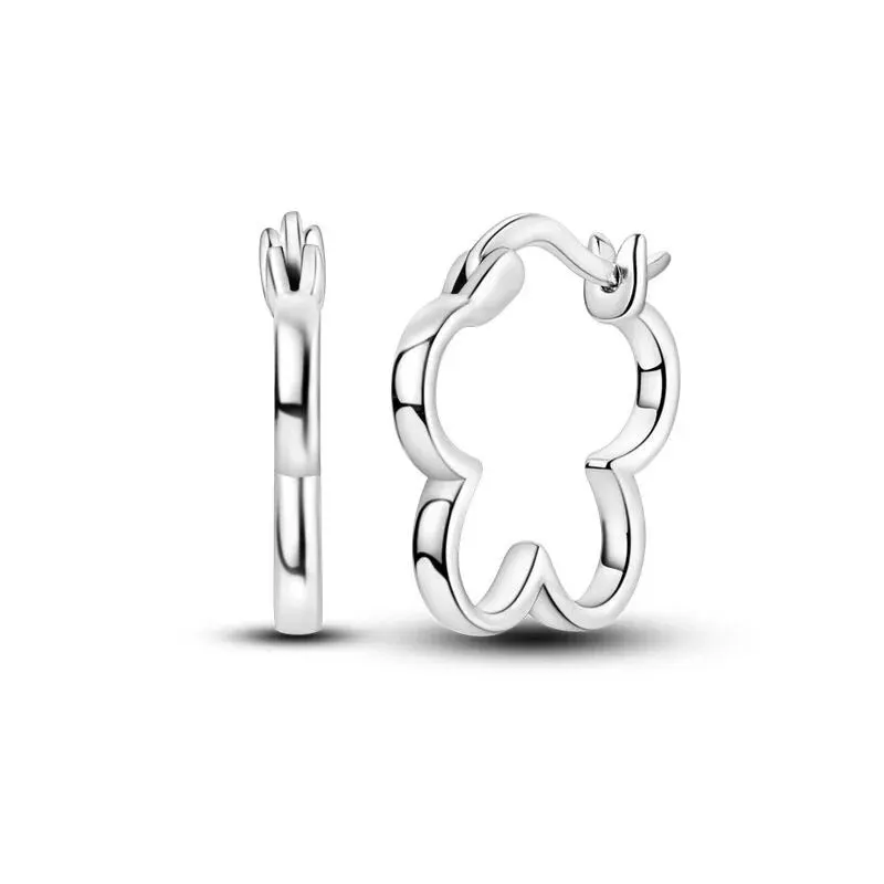 Boucles d'oreilles créoles en argent 2024 pour femmes, pavé scintillant, étoile colorée, anneau bicyclique, luxe, fiançailles, mariage, nouvelle collection 925