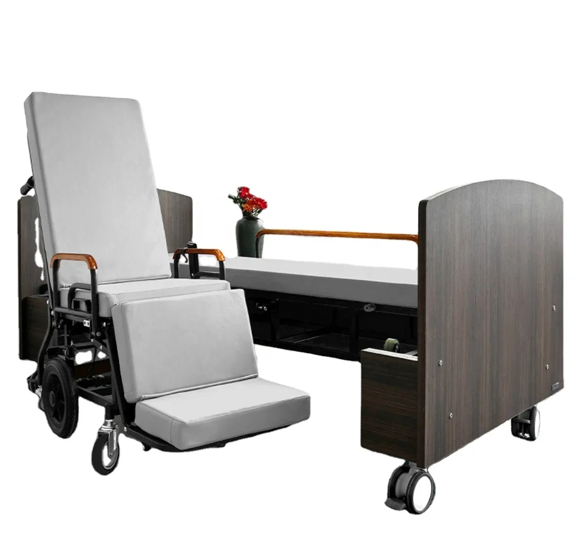Electric separation home bed separation bed for elderly comfortable home bed，Furniture for the elderly