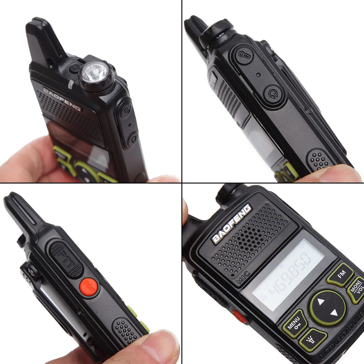 Baofeng BF-T1 Mini-Walkie-Talkie, UHF, 400–470 MHz, 20 Kanäle, tragbar, große Reichweite, USB-Aufladung, Zwei-Wege-Radio für Jagd, Camping