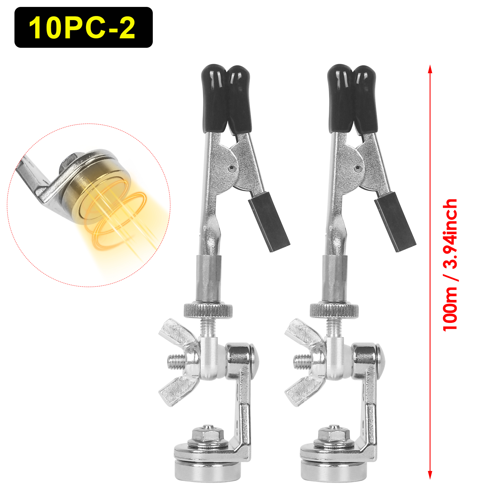 NEWACALOX Magnetic Mini Soldering Flexible Arm PCB Circuit Board Hoder Soldering Tool for Jewelry Making/Electronic Repair