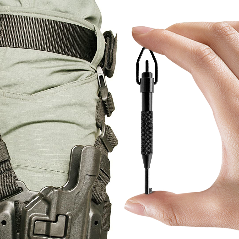 Универсальный спиннер для наручников BK-02B, изготовленный из высокоуглеродистой стали и алюминиевого сплава, включает брелок для ключей.