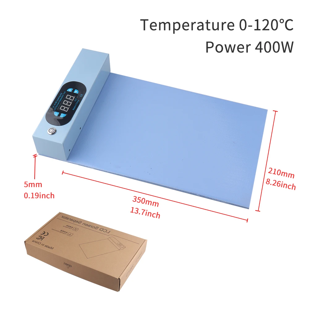 LF-918E  LCD Screen Separator  Blue Screen Splitter Heating Stage Separator Pad For iPhone iPad 14inch Tool CPB Heating Pad