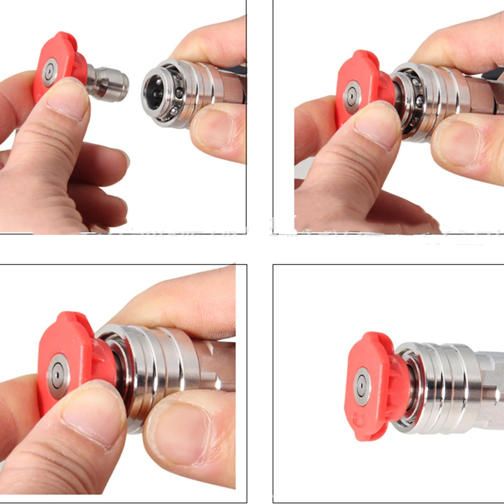 Adattatore per pistola per lavaggio auto per Nilfisk KEW ALTO WAP CALM a 1/4" Convertitore per lavaggio ad alta pressione in acciaio inossidabile a connessione rapida